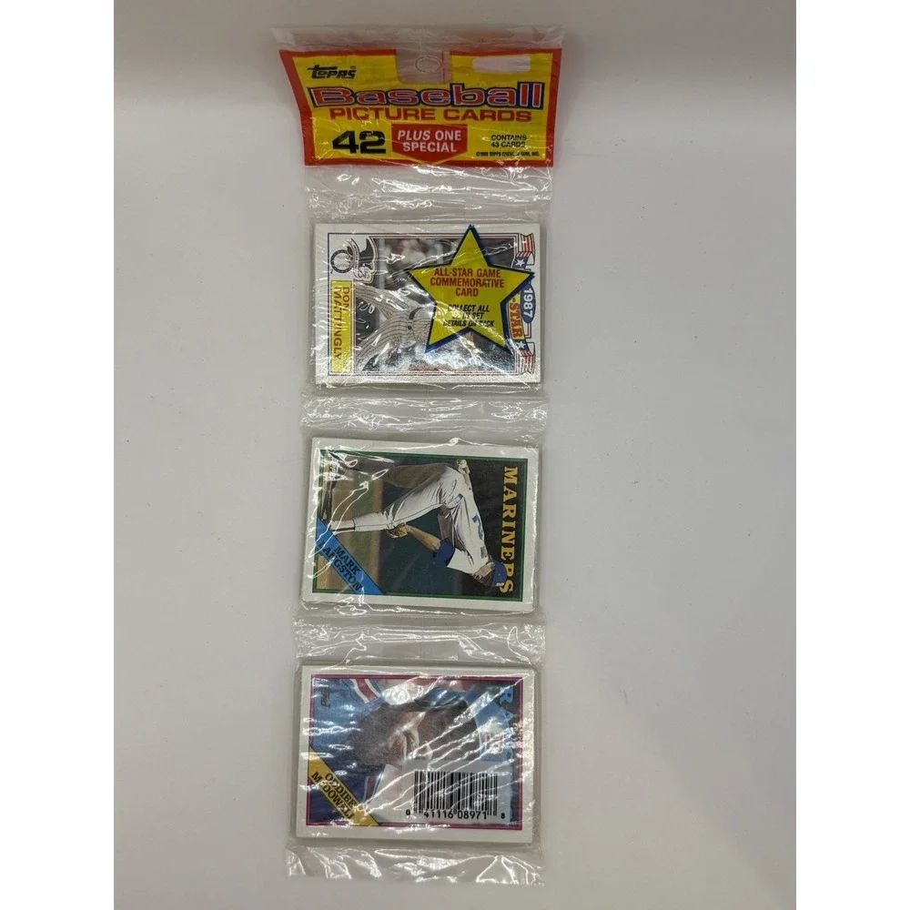 1989 Topps Baseball Cards Factory Sealed Pack – 43 Cards, All-Star Insert